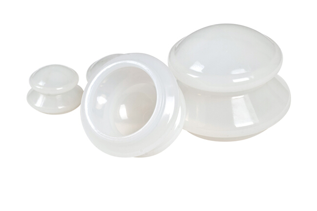 Silicone Cupping Set white Color