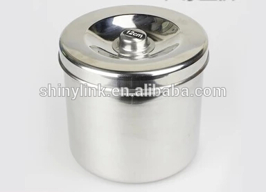 Hospital use Stainless steel dressing Jars with high quality