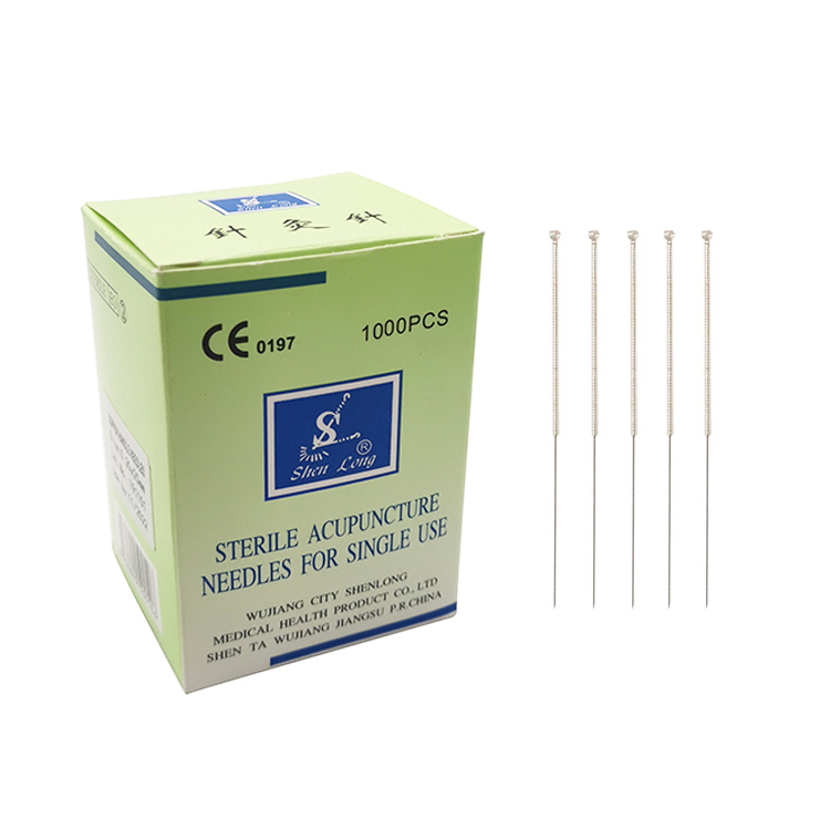 1000 Pcs/Box Silver Handle Acupuncture Needles